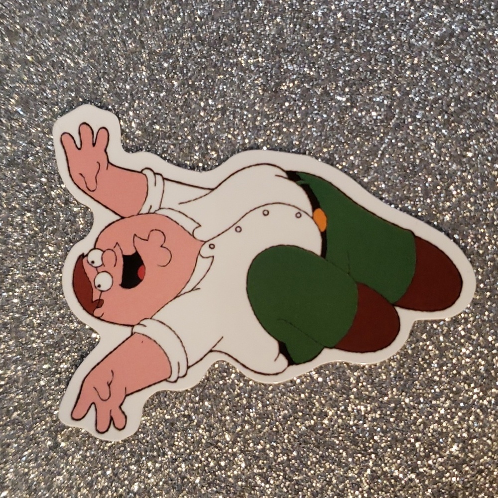FAMILY GUY Peter Griffin WATERPOOF Sticker